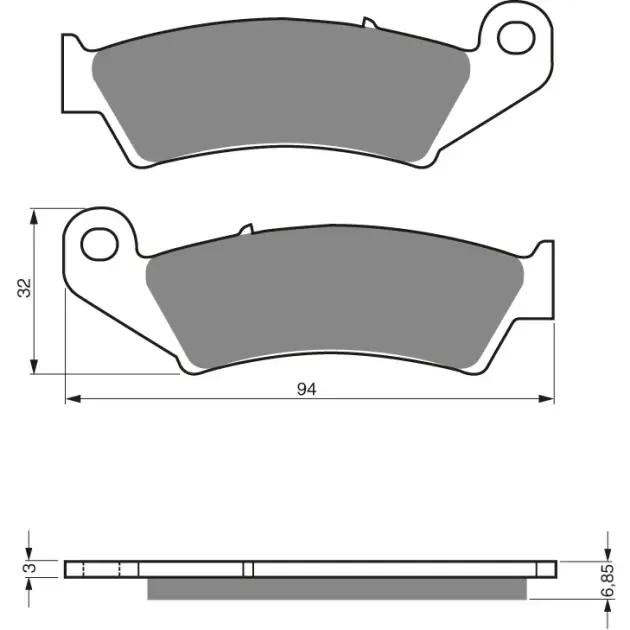Brake plates Goldfren 041 K1 One Day Deal