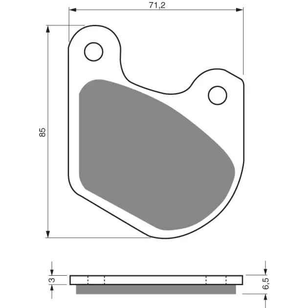 Brake plates Goldfren 062 AD Crafted