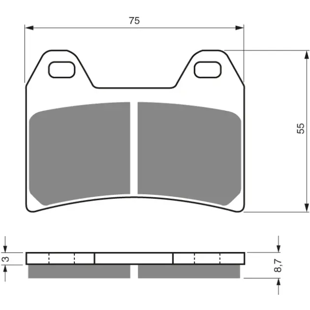 Free Shipping Brake plates Goldfren 141 S33