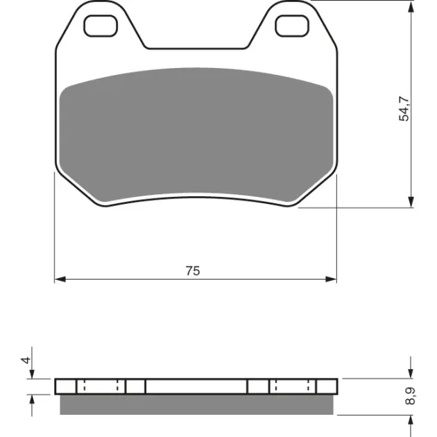 Brake plates Goldfren 195 AD Today Only