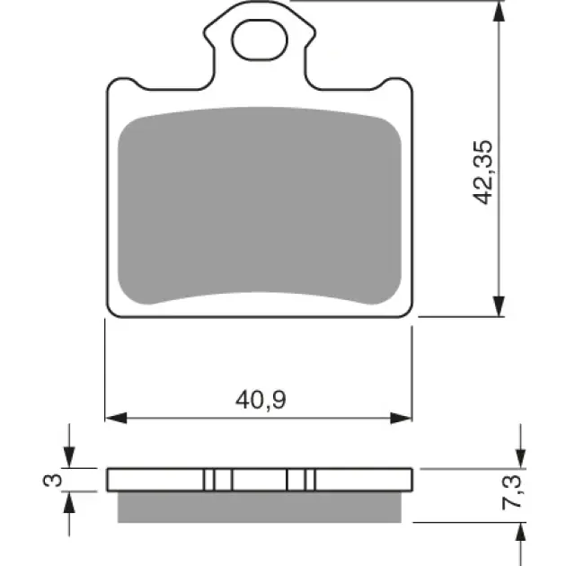 Brake plates Goldfren 297 S3 Price Drop