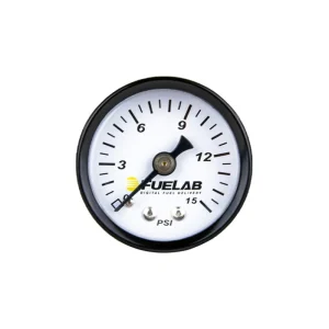 Best Seller FUELAB FUEL SYSTEMS Fuel Pressure Gauge Carb 0-15psi 71502