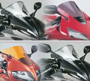 YZF-R6 03-05 Dark Tint Double Bubble Airflow Screen Deal