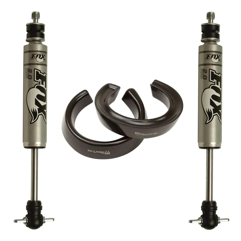Worldwide Shipping MaxTrac Suspension 872460F Suspension Lift Kit w/Shocks Fits 09-18 1500 Ram 1500