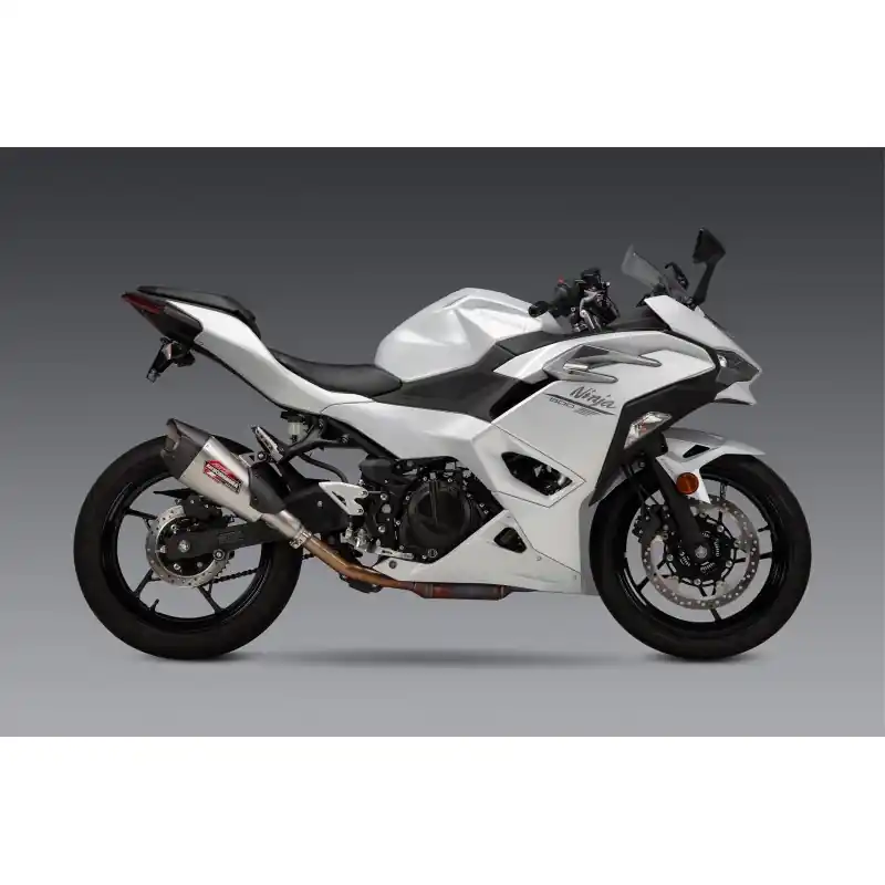 Yoshimura Stainless Slip-on Exhaust, W/ Stainless Muffler For Kawasaki Z 500 / Ninja 500 2024 Part #14730bp520 Fan Favorite