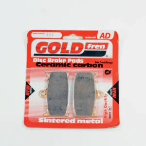 Worldwide Shipping GoldFren Brake Pads AD Ceramicfor 2007-2009 Suzuki Bandit 1250S:GSF1250SA ABS-Front