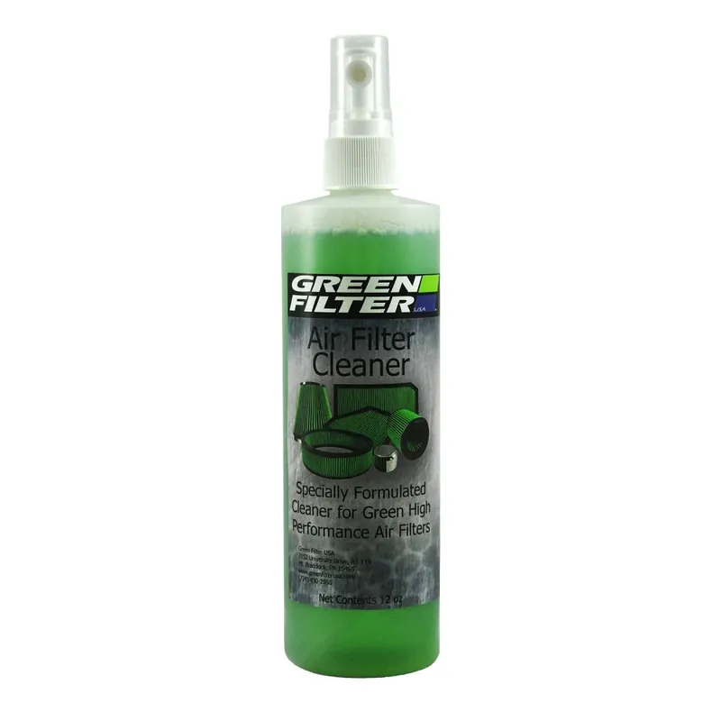 While Supplies Last Green Filter Air Filter Cleaner - 12 oz Pump Bottle Cleaner - Green Filters