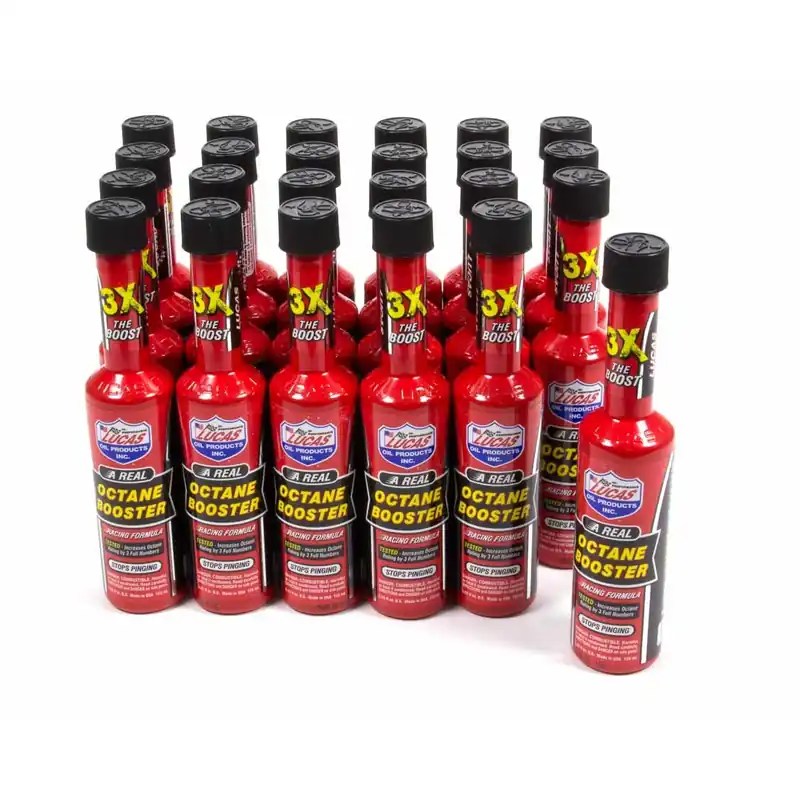Worldwide Shipping Lucas Octane Booster Fuel Additive 5.25 oz Gas - Set of 24