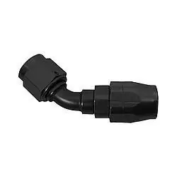 XRP-XTREME RACING PROD. #12 45 Deg Double Swivel Hose End Black XRP204512BB Money Back Guarantee