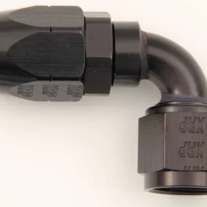 XRP-XTREME RACING PROD. #6 90 Deg Double Swivel Hose End Black XRP209006BB Free Shipping