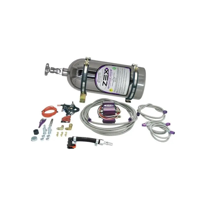 ZEX Hemi Challenger Polished Nitrous System for 2008 Dodge Challenger (82322P) Mega Sale