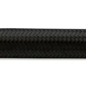 Worldwide Shipping VIBRANT PERFORMANCE 10ft Roll -12 Black Nylo n Braid Flex Hose 11972