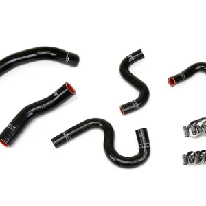 Instant Buy HPS Black Reinforced Silicone Radiator + Heater Hose Kit for Toyota 85 87 C (57-1337-BLK)