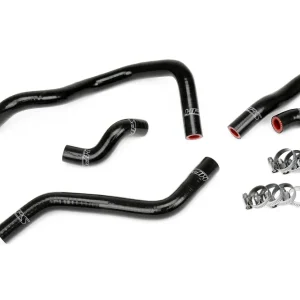 Special Discount HPS Black Silicone Heater Hose Kit for 1996-2000 Honda Civic CX DX LX 1.6L D16 SOHC (57-1773-BLK)