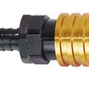 Exclusive Jiffy-Tite Q/R #5 Str Male Socket W/Hose Barb-Valved 21505
