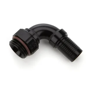 XRP HS-79 90 Degree 12 AN Hose Crimp to 12 AN Male O-Ring Hose End - Black Crafted