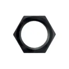 XRP 6 AN Bulkhead Fitting Nut Aluminum - Black Anodize Must Have
