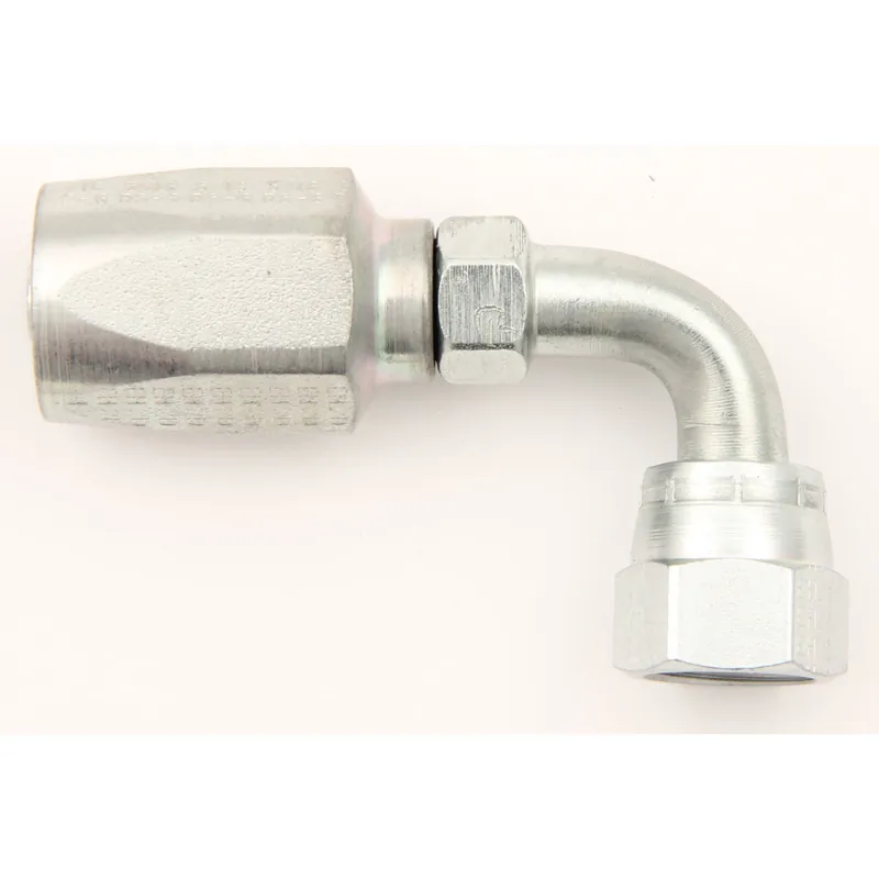 XRP Hose End Fitting 90 Degree 6 AN Hose to 9/16-18" Female Natural - Steel Don’t Miss Out