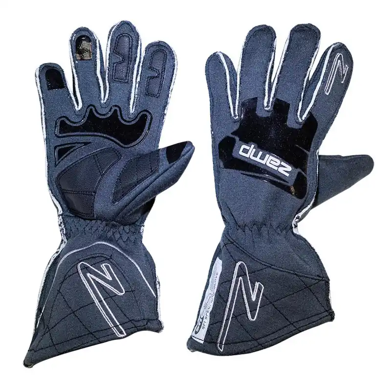 ZAMP Gloves ZR-50 Grey X-Lrg Lrg Multi-Layer SFI3.3/5 RG10015XL Top Pick