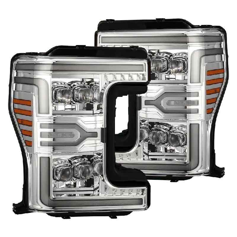 17-19 Ford Super Duty MKII NOVA-Series LED Projector Headlights Chrome Hot Picks