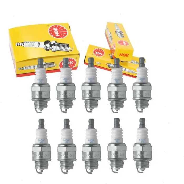 10 pc NGK Standard 4972 (BPMR6A SOLID) Spark Plugs for 018-06540-211 09482-00258 2976 2986 6023 Special Discount