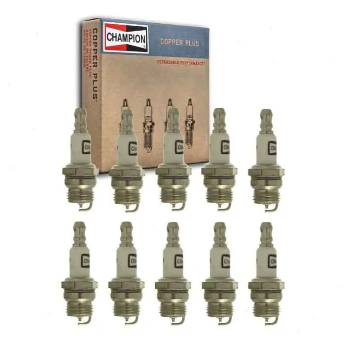 10 pc Champion Copper Plus 851 (DJ6J) Spark Plugs for 14F3N 7539 77-316-1 AF3NX CS41T DJ6J HS5E Cheap