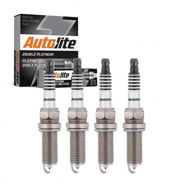 Worldwide Shipping 2015-2019 Honda Fit 1.5L L4 4 pc Autolite Double Platinum Spark Plugs - Ignition Wire Secondary