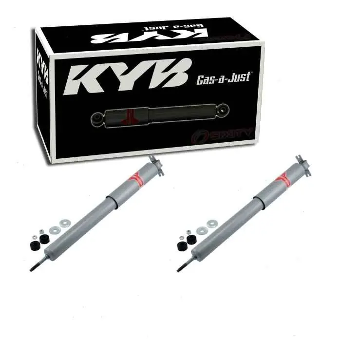 1957-1958 Ford Ranchero 2 pc KYB Gas-a-Just Shock Absorbers Rear - Spring Strut Steering - Modern
