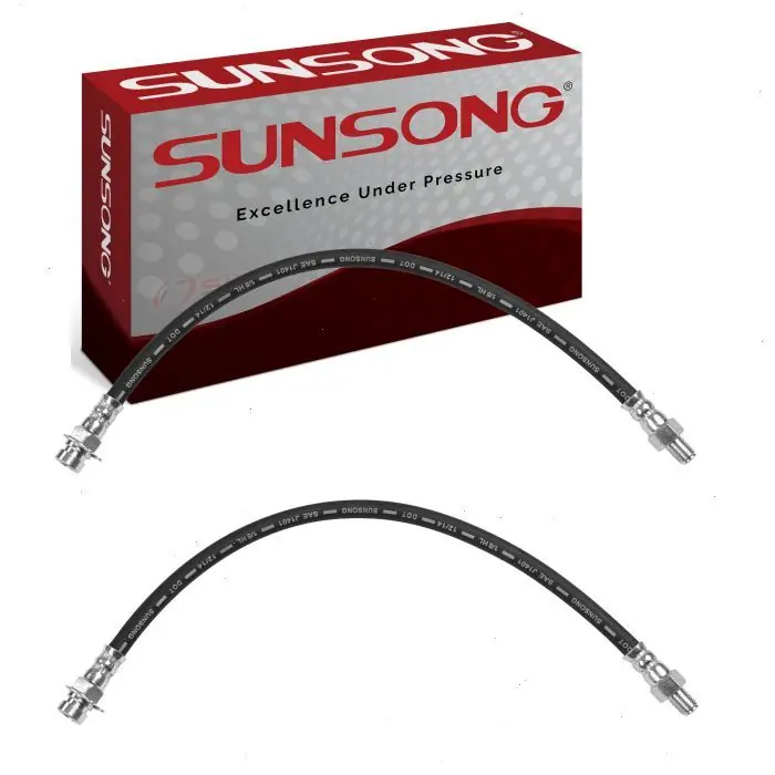 1942 Packard Model 2021 2 pc Sunsong Brake Hydraulic Hoses Front - Hoses Pipes Budget