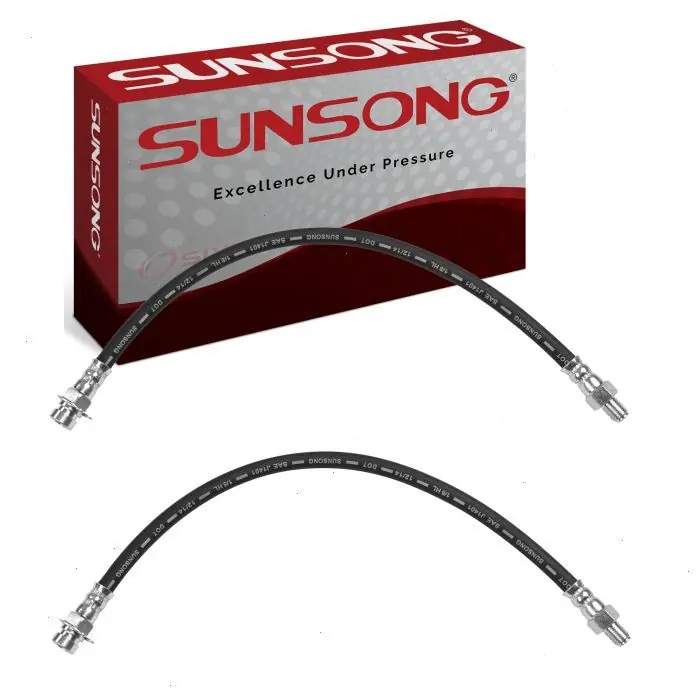 1941 Packard Model 1901 2 pc Sunsong Brake Hydraulic Hoses Front - Hoses Pipes Discount