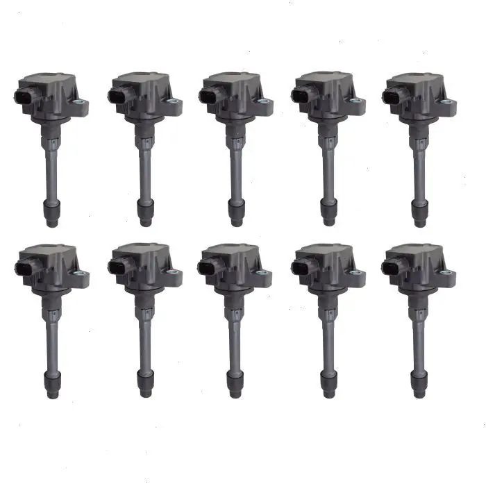 10 pc Hitachi Astemo IGC0095 Ignition Coils for 3052059B013 UF781 Spark Plug Wire Boot Hot Deal