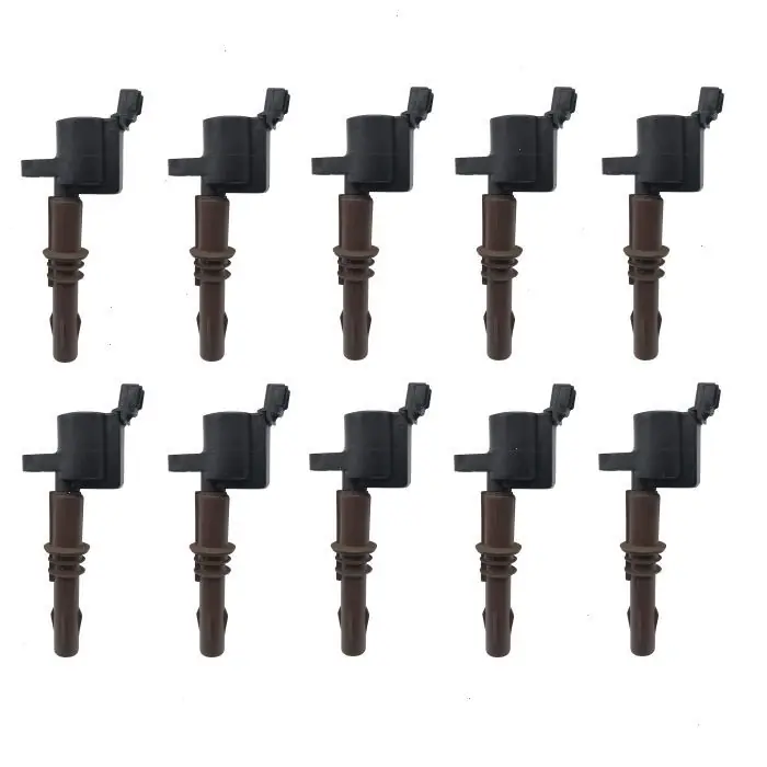 10 pc Hitachi Astemo IGC0117 Ignition Coils for 48874 8L3Z12029A DG521 FD509 GN10233 Spark Plug Wire Boot In Demand